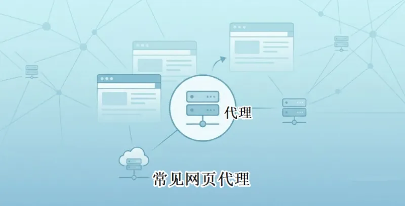 网页代理示意图