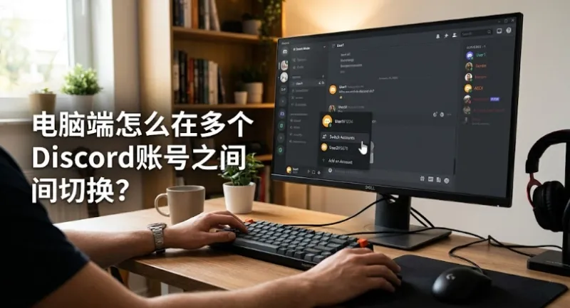 Discord桌面端多个账号如何切换